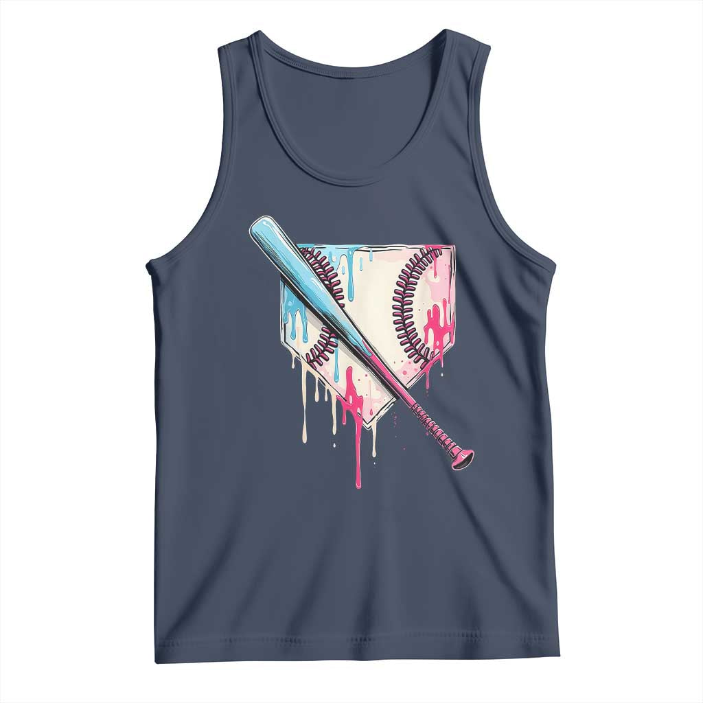 Baseball Home Plate Drip With Sprinkles Tank Top