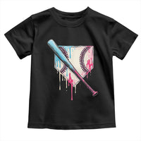 Baseball Home Plate Drip With Sprinkles Toddler T Shirt