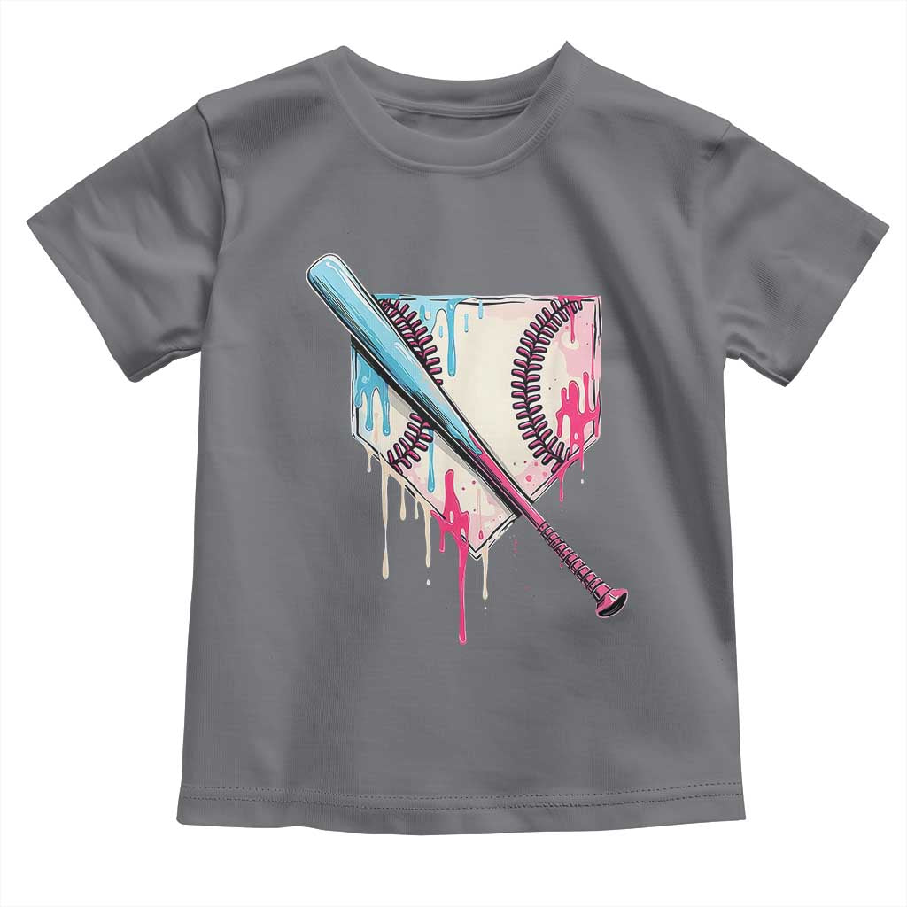 Baseball Home Plate Drip With Sprinkles Toddler T Shirt