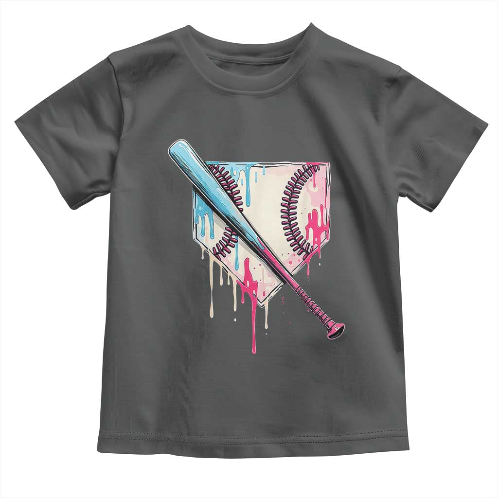 Baseball Home Plate Drip With Sprinkles Toddler T Shirt
