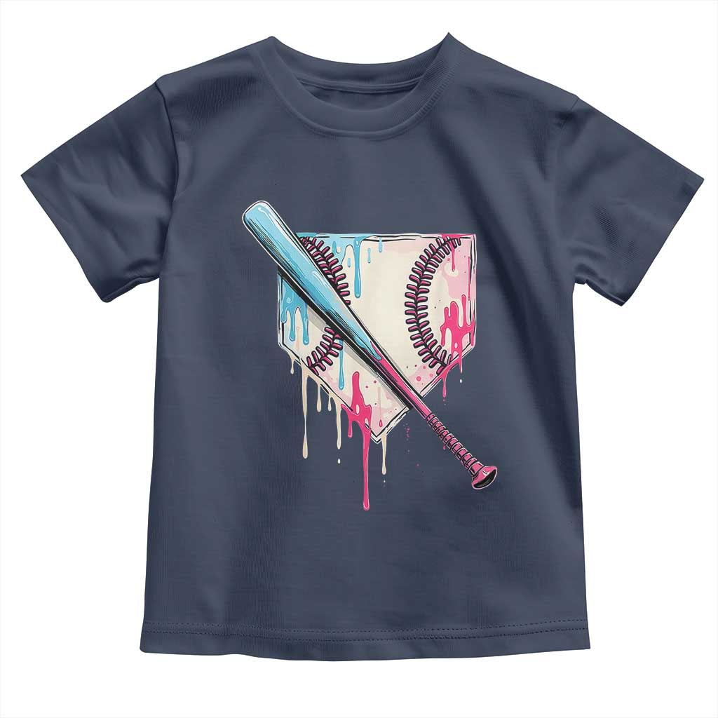 Baseball Home Plate Drip With Sprinkles Toddler T Shirt