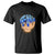 Blue Ice Cream Cone Baseball Glove Drip T Shirt