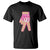 Pink Ice Cream Baseball Glove Sprinkles Drip T Shirt Funny V Sign