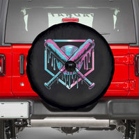 Baseball Drip Ice Cream Dripping Spare Tire Cover TS02