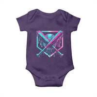 Baseball Drip Ice Cream Dripping Baby Onesie TS02