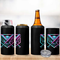 Baseball Drip Ice Cream Dripping 4 in 1 Can Cooler Tumbler TS02
