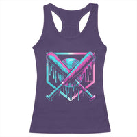 Baseball Drip Ice Cream Dripping Racerback Tank Top TS02