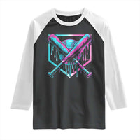Baseball Drip Ice Cream Dripping Raglan Shirt TS02