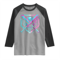Baseball Drip Ice Cream Dripping Raglan Shirt TS02