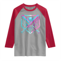 Baseball Drip Ice Cream Dripping Raglan Shirt TS02