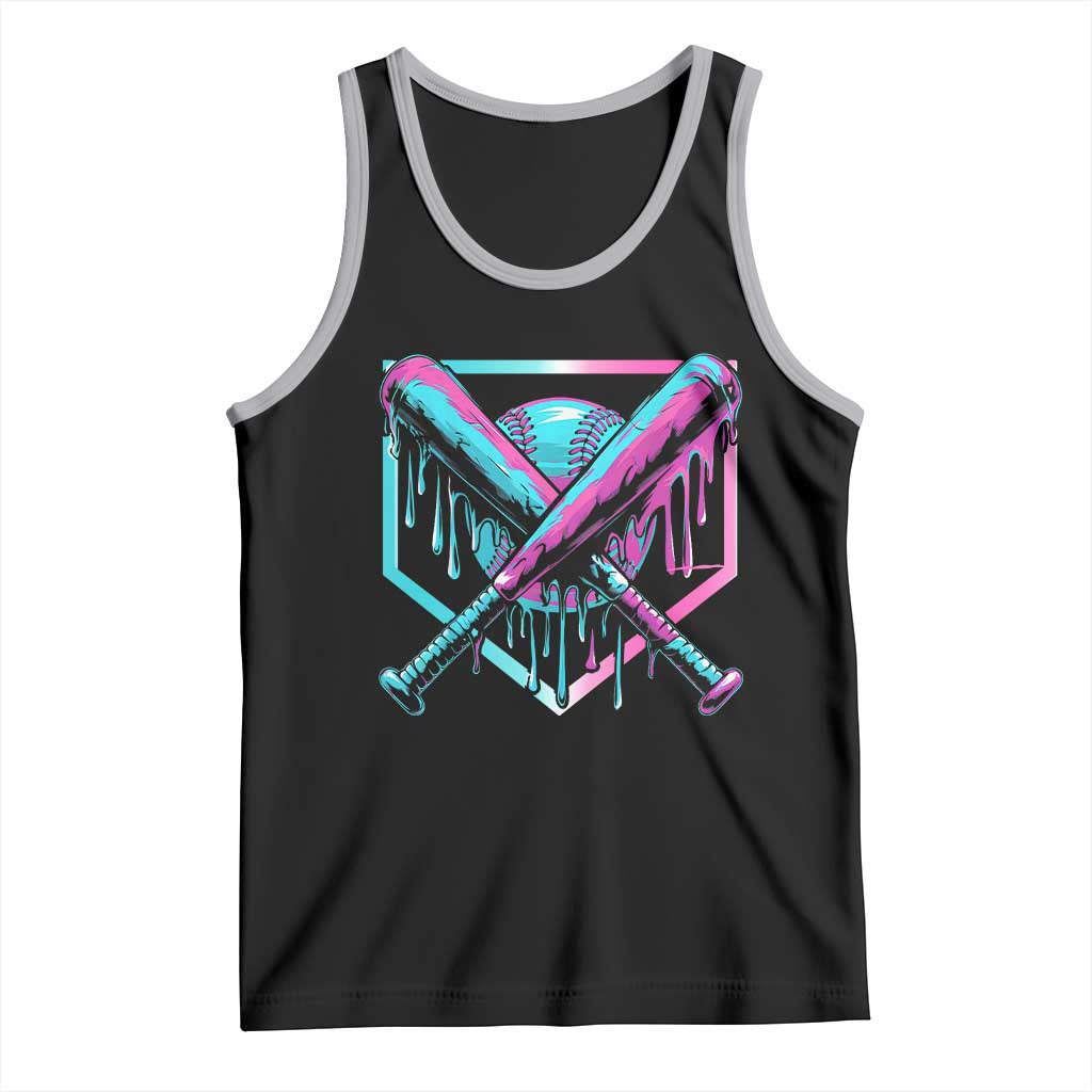 Baseball Drip Ice Cream Dripping Tank Top TS02