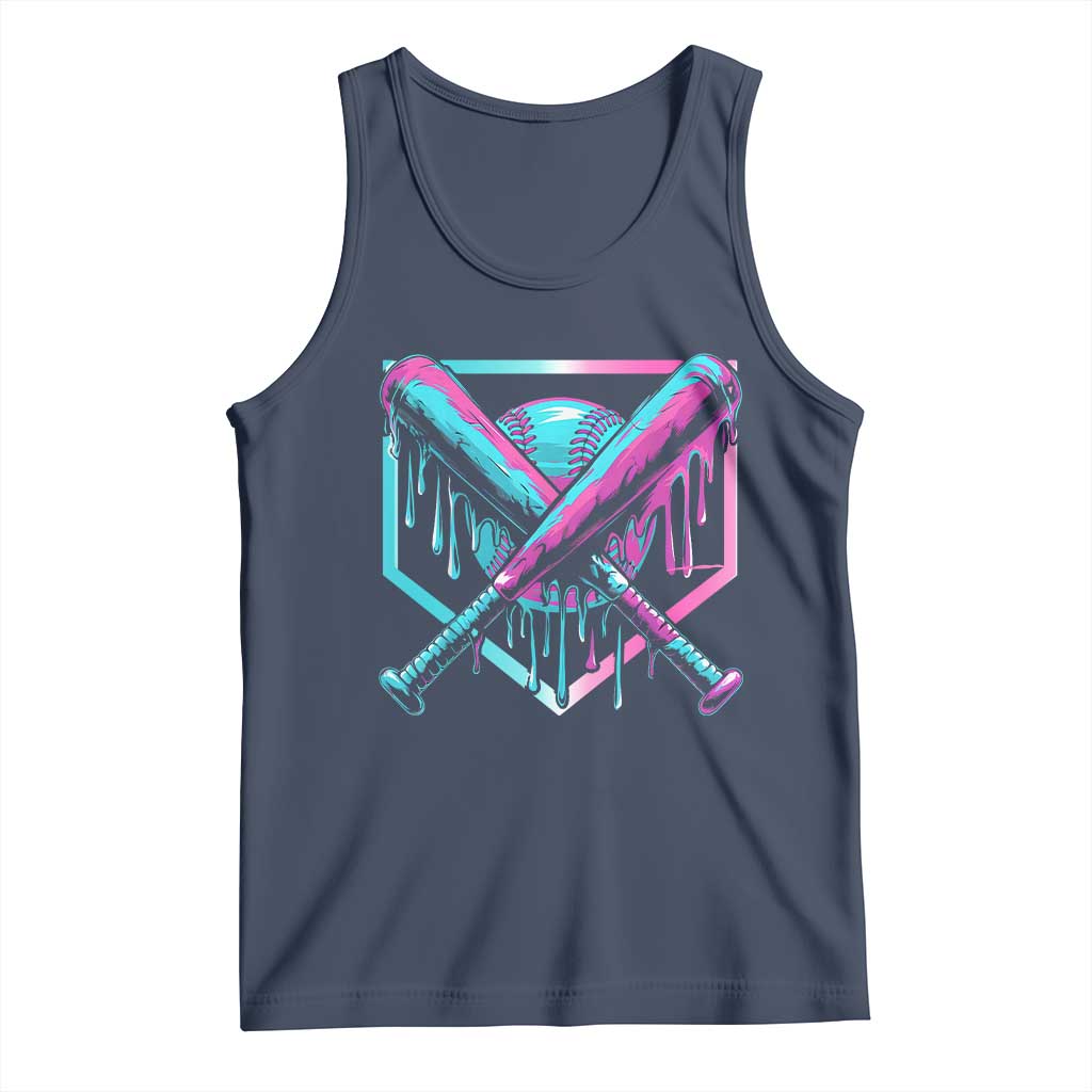 Baseball Drip Ice Cream Dripping Tank Top TS02
