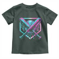 Baseball Drip Ice Cream Dripping Toddler T Shirt TS02