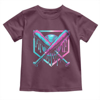 Baseball Drip Ice Cream Dripping Toddler T Shirt TS02