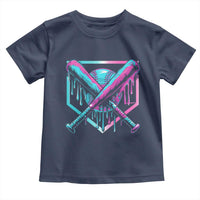 Baseball Drip Ice Cream Dripping Toddler T Shirt TS02