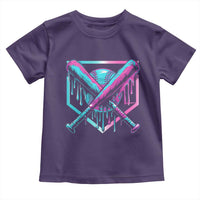 Baseball Drip Ice Cream Dripping Toddler T Shirt TS02