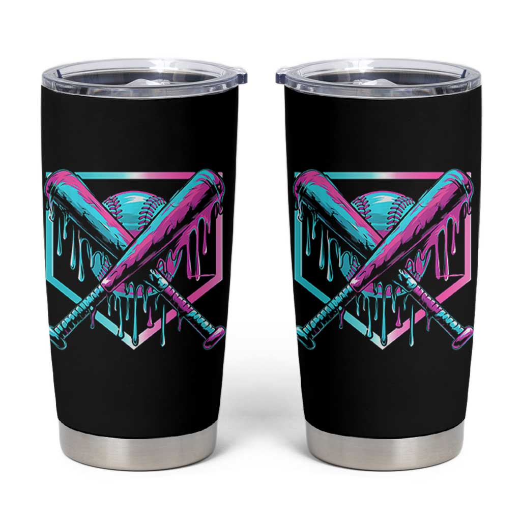 Baseball Drip Ice Cream Dripping Tumbler Cup TS02