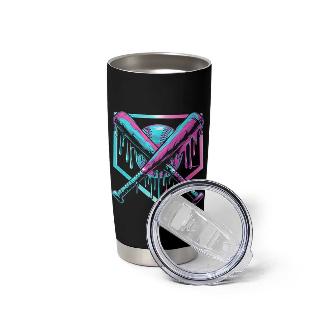 Baseball Drip Ice Cream Dripping Tumbler Cup TS02
