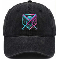 Baseball Drip Ice Cream Dripping Washed Cotton Baseball Cap