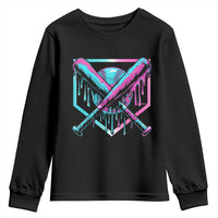 Baseball Drip Ice Cream Dripping Youth Sweatshirt TS02