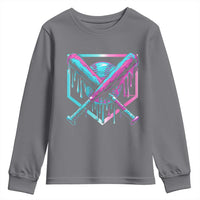 Baseball Drip Ice Cream Dripping Youth Sweatshirt TS02