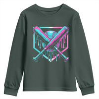 Baseball Drip Ice Cream Dripping Youth Sweatshirt TS02