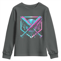 Baseball Drip Ice Cream Dripping Youth Sweatshirt TS02