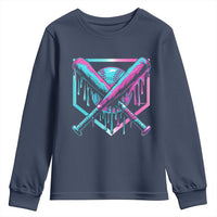 Baseball Drip Ice Cream Dripping Youth Sweatshirt TS02