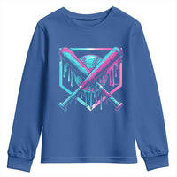 Baseball Drip Ice Cream Dripping Youth Sweatshirt TS02