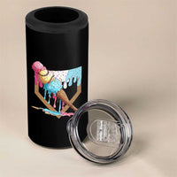 Baseball Home Ice Cream Dripping 4 in 1 Can Cooler Tumbler