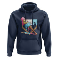 Baseball Home Ice Cream Dripping Hoodie