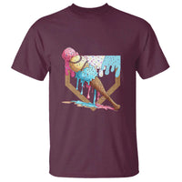 Baseball Home Ice Cream Dripping T Shirt