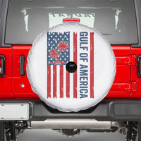 Funny Gulf Of US America Est 2025 Spare Tire Cover USA American Flag