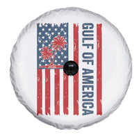 Funny Gulf Of US America Est 2025 Spare Tire Cover USA American Flag