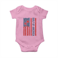 Funny Gulf Of US America Est 2025 Baby Onesie USA American Flag