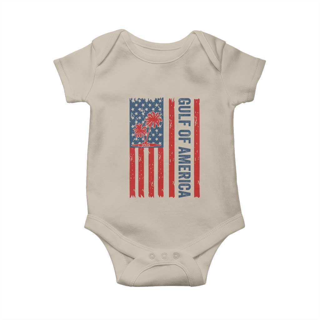 Funny Gulf Of US America Est 2025 Baby Onesie USA American Flag