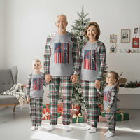 Funny Gulf Of US America Est 2025 Plaid Pajama Set USA American Flag - Wonder Print Shop