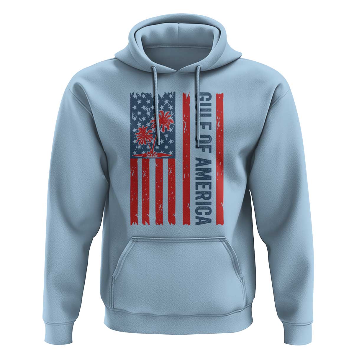 Funny Gulf Of US America Est 2025 Hoodie USA American Flag