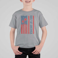 Funny Gulf Of US America Est 2025 T Shirt For Kid USA American Flag