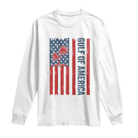 Funny Gulf Of US America Est 2025 Long Sleeve Shirt USA American Flag