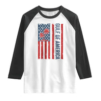 Funny Gulf Of US America Est 2025 Raglan Shirt USA American Flag