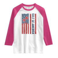 Funny Gulf Of US America Est 2025 Raglan Shirt USA American Flag