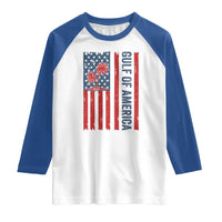 Funny Gulf Of US America Est 2025 Raglan Shirt USA American Flag
