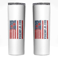 Funny Gulf Of US America Est 2025 Skinny Tumbler USA American Flag