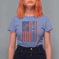Funny Gulf Of US America Est 2025 T Shirt For Women USA American Flag