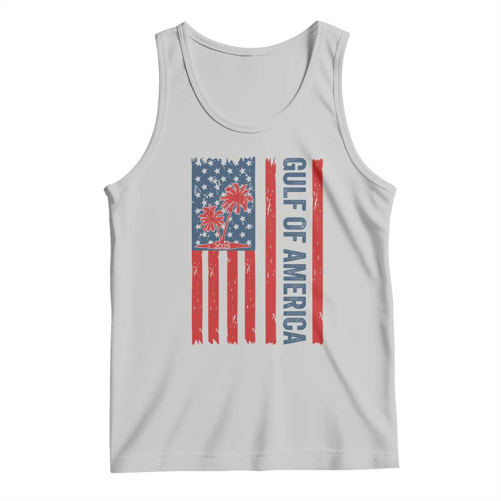 Funny Gulf Of US America Est 2025 Tank Top USA American Flag