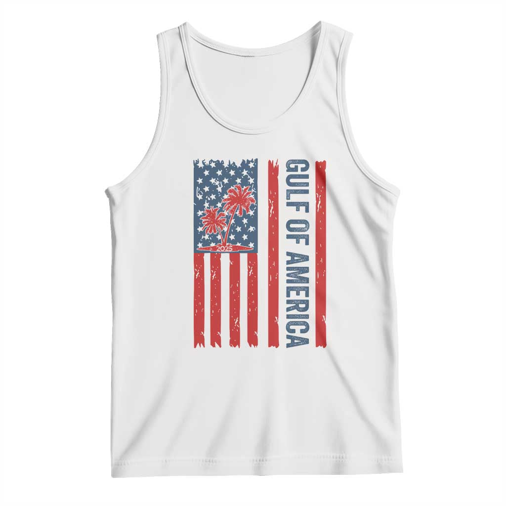 Funny Gulf Of US America Est 2025 Tank Top USA American Flag