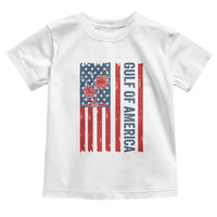 Funny Gulf Of US America Est 2025 Toddler T Shirt USA American Flag
