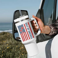 Funny Gulf Of US America Est 2025 Tumbler With Handle USA American Flag