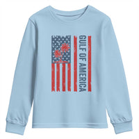 Funny Gulf Of US America Est 2025 Youth Sweatshirt USA American Flag